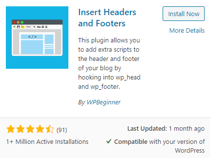 Insert headers and footers free plugin